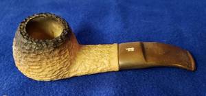 lot 6289 image: Meerschaum Genuine Block Pipe #140  Made in Tanzania  5 in. long  Seems unused