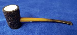 lot 6290 image: Un-Smoked Vintage Africob Meerschaum Lined Pipe  6 in. long