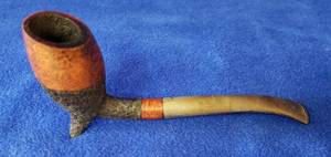 lot 6292 image: Vintage W.O. Larsen Pipe  Rustica Super  Handmade in Denmark  6 in. long  Used