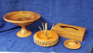 lot 6309 image: Lot of Wood Items  Some Turned & Some Not