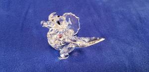 lot 6419 image: Vintage Fine Faceted Crystal Dragon by Iris Arc, 1984.