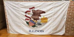 lot 1033 image: 5 ft. x 8 ft. Illinois State Flag