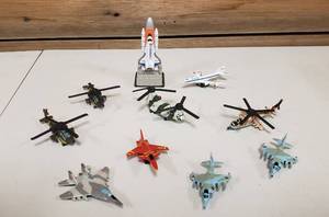 lot 1049 image: LGTI MICRO MACHINES Airplanes, Helicopters and NASA Space Shuttle