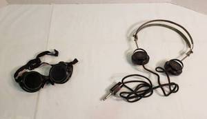 lot 1055 image: Vintage Acme Trimm Inc. Headset and Oxweld Googles