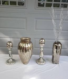 lot 118 image: Mercury Glass Home Decor