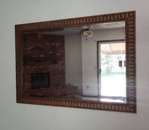 lot 197 image: Framed Mirror 38 in. x 27 in.