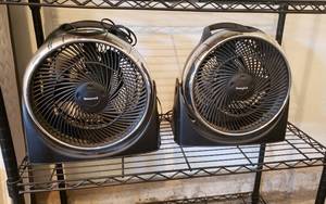 lot 215 image: (2) Honeywell Fans  Tested Works Well