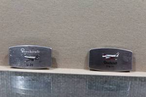 lot 3010 image: Lot of 2 Beechcraft Money Clip Multi-Tools Includes an U-25 & a King Air - WILL SHIP