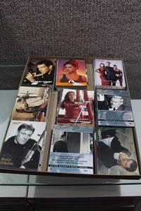 lot 3027 image: Lot of Approximately 225 Non-Sport Movie Trading Cards Inkworks 007 Various Movies & ActorsActresses  -WILL SHIP