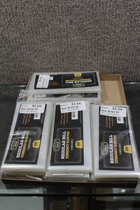lot 3074 image: Lot of 12- 100 Count Packs of Archival Quality Regular Currency Protective Sleeves -1,200 Sleeves Total -WILL SHIP