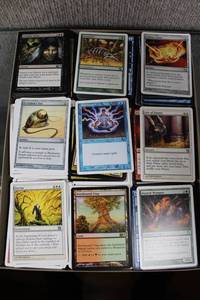 lot 3063 image: Lot of Approximately 425 Magic The Gathering Cards (#2 of 8)- Guaranteed Cards Include Fellwar Stone (9th Edition), Rootbound Crag (Magic 2011), & Counterspell (7th Edition), See Photos for Details -WILL SHIP
