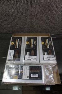 lot 3076 image: Lot of 12- 100 Count Packs of Archival Quality Regular Currency Protective Sleeves -1,200 Sleeves Total -WILL SHIP