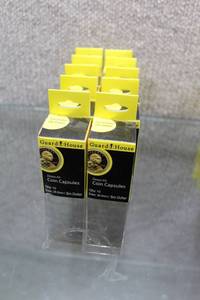 lot 3091 image: Lot of 100 GuardHouse U.S. Small Dollar 26.5mm Coin Capsules (2 of 2) - WILL SHIP