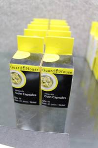 lot 3097 image: Lot of 100 GuardHouse U.S. Nickel 21.2mm Coin Capsules (4 of 6) - WILL SHIP