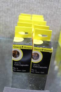 lot 3100 image: Lot of 100 GuardHouse U.S. Cent 19mm Coin Capsules (1 of 2) - WILL SHIP