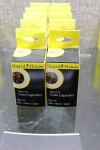 lot 3101 image: Lot of 100 GuardHouse U.S. Cent 19mm Coin Capsules (2 of 2) - WILL SHIP
