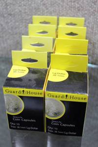 lot 3105 image: Lot of 100 GuardHouse U.S. Large Dollar 38.1mm Coin Capsules (3 of 3) - WILL SHIP