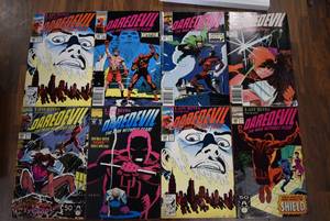 lot 3044 image: Lot of 8 Marvel Comics Daredevil (1964) #255, 289, 297, 298, 299 (x2), 300, 301 -WILL SHIP