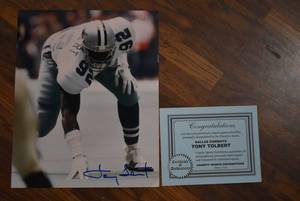lot 3067 image: Autographed Kevin Williams Dallas Cowboys Football Print with COA - WILL SHIP