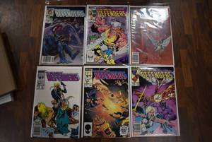 lot 3053 image: Lot of 6 Marvel Comics The New Defenders #125, 126, 130, 142, 150, 151 -WILL SHIP
