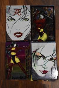 lot 3036 image: Lot of 30 Vintage Collectible Shi Mega Chromium Comic Cards (2 of 2) - WILL SHIP