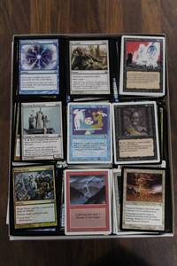 lot 3206 image: Lot of Approximately 425 Magic The Gathering Cards (#7 of 8)- Guaranteed Cards Include Stasis (Revised), Lightning Bolt (Revised), & Animate Dead (Revised), See Photos for Details -WILL SHIP