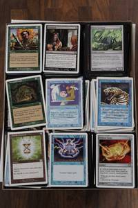 lot 3202 image: Lot of Approximately 425 Magic The Gathering Cards (#3 of 8)- Guaranteed Cards Include Fellwar Stone (9th Edition), Counterspell (7th Edition), PLUS Bonus (x4) Gruul, Orzhov, & Izzet Signets (Guildpact), See Photos for Details -WILL SHIP