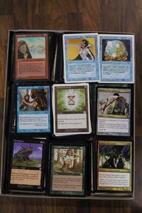 lot 3203 image: Lot of Approximately 425 Magic The Gathering Cards (#4 of 8)- Guaranteed Cards Include Drain Power (Revised), Winter Sky (Homelands), PLUS Bonus (x4) Boros, Dimir, Golgari, Selesnya Signets (CoG), See Photos for Details -WILL SHIP