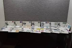 lot 3154 image: Stamps Lot of Approximately 50 Assorted First Day Issue Covers, Cachet Designers Include Art Craft & Fleetwood - WILL SHIP