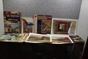 lot 3168 image: Lot of Vintage Art Books & Guides -Will Ship
