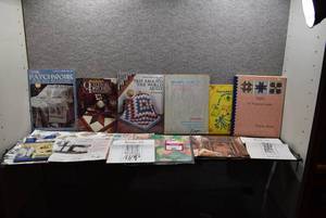 lot 3170 image: Lot of Sewing, Quilting, Arts & Crafts Books & More -WILL SHIP
