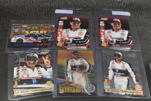 lot 3201 image: Lot of 6 NASCAR Racing Trading Cards -Dale Earnhardt -See Photos -WILL SHIP