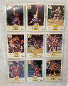 lot 7021 image: Vintage Basketball&nbspCards - Golden State and Houston - 30 Years Old