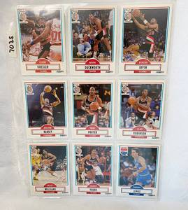 lot 7025 image: Vintage Basketball&nbspCards - Drexler - Irvin - Cliff Robinson - Ainge