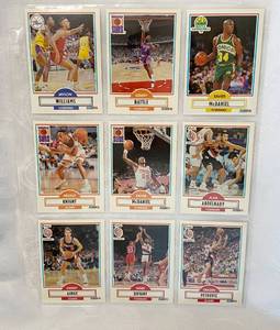 lot 7034 image: Vintage Basketball Cards - Xavier McDaniel - Knight - Ainge - Bryant