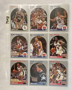 lot 7043 image: Vintage 1990 NBA Hoops Basketball Cards&nbsp&nbsp