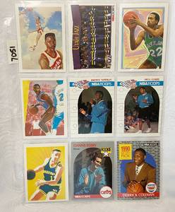 lot 7051 image: Vintage 1990 NBA Hoops Basketball Cards&nbsp&nbsp