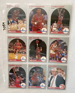 lot 7054 image: Vintage 1990 NBA Hoops Basketball Cards&nbsp &nbsp