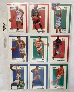 lot 7090 image: 1991 Courtside DRAFT PIX Basketball Cards