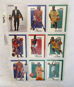 lot 7091 image: 1991 Courtside DRAFT PIX Basketball Cards