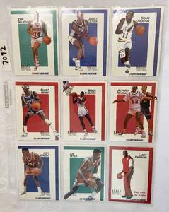 lot 7092 image: 1991 Courtside DRAFT PIX Basketball Cards