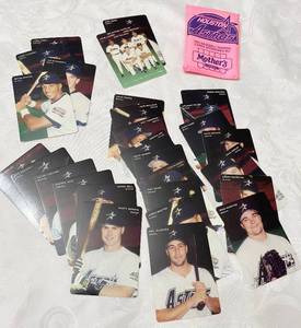 lot 2802 image: 1995 Baseball Trading Cards - HOUSTON ASTROS - PROMO SET