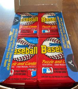 lot 6099 image: Donruss 1988 Baseball Cards - UN-OPENED Packs - McGwire - Canseco - Eckersley - Rafael Palmeiro - Greg Maddux