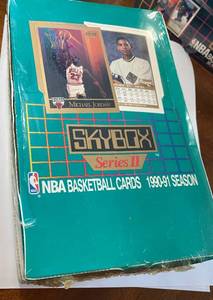 lot 6109 image: NEW SEALED 1990-91 Skybox Series 2 Basketball Sealed Wax Box  36 Packs possible JORDAN - Miller - Pippen - Barkley