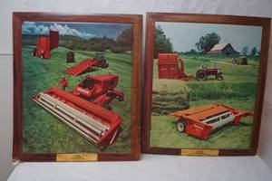 lot 2981 image: Lot of 2 Vintage Hesston Equipment Prints
