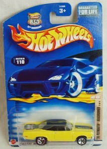 lot 2968 image: Hot Wheels 1970 Plymouth Roadrunner - NEW in original packaging