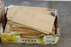 lot 2960 image: ATTN CRAFTERS Large lot of Crafters Wood - GREAT for Vinyl Cut Signs or Painting Assorted Sizes