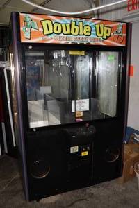 lot 6141 image: Double Up Arcade Claw Machine - 2 CLAWS in 1 GAME  A crane machine made for second chances Watch VIDEO