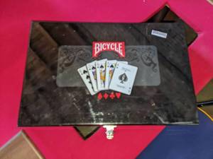 lot 4184 image: Brand New Bicycle Poker Set