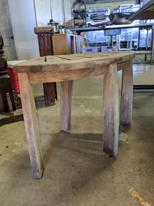 lot 4206 image: Teakwood Shower Table